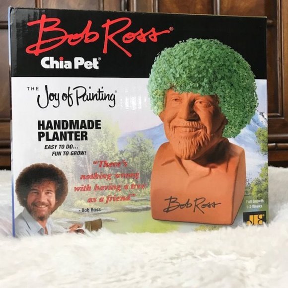 NWOT Bob Ross Chia Pet - Picture 1 of 7
